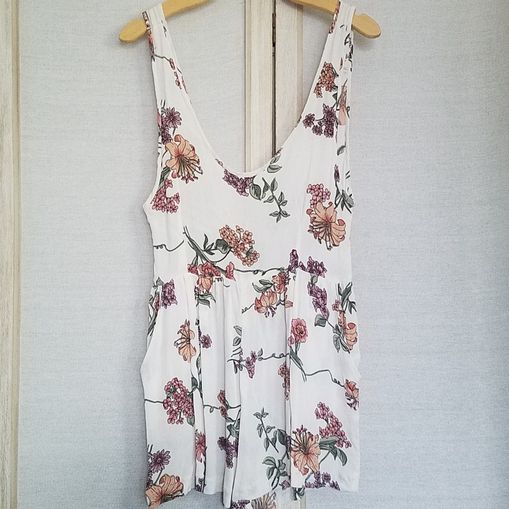 BM Rare White Lily Romper